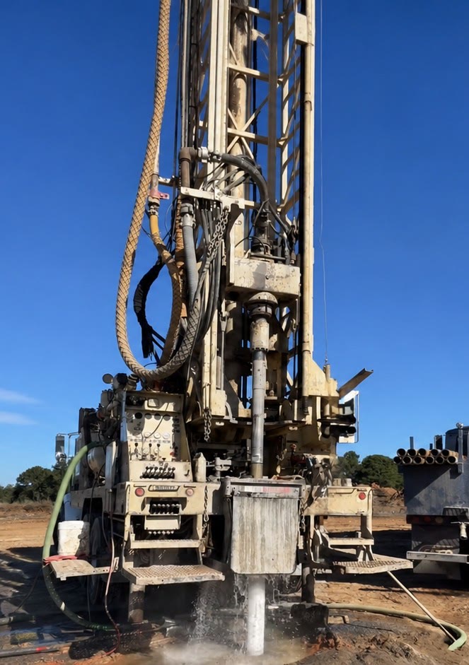 Groundwater Pros well drilling rig